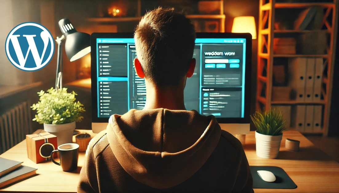 Sviluppatore web realizza un sito in WordPress